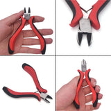Jewelry Pliers Tool Red Handle Crafting Beading Repair DIY