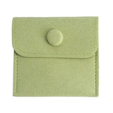 Microfiber Jewelry Pouch 7x7cm with Snap Button