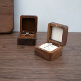 Portable Jewelry Box Travel Storage for Engagement Ring Earrings