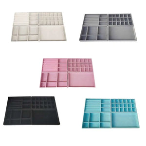 Jewelry Ring Earring Organizer Box Fashionable Case Showcase Jewellery