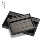 Jewelry Display Tray for Rings, Bracelets, Watches, Necklaces, Earrings