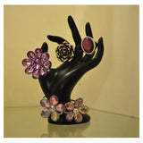 Jewelry Display Holder Stand Hand (Black) Showcase