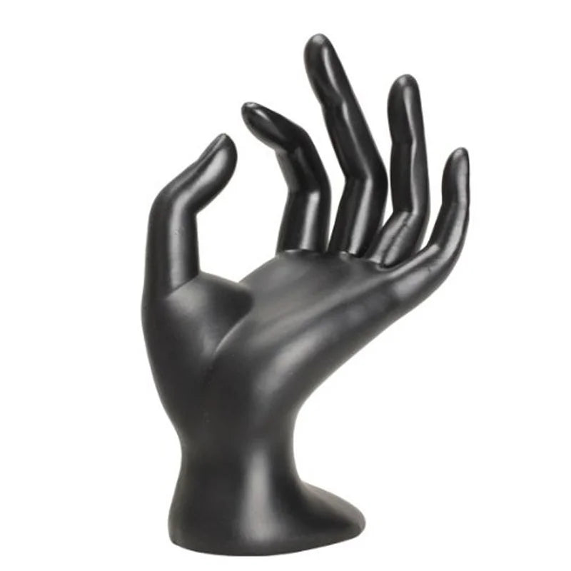 Jewelry Display Holder Stand Hand (Black) Showcase