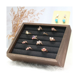Jewelry Ring Display Holder Plate for Rings Earrings Necklace Organizer