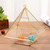 Geometric Glass Ring Jewelry Box Wedding Ring Display