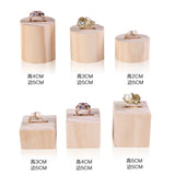 Wooden Jewelry Ring Display Stand Organizer Case