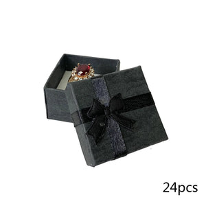 Elegant Jewelry Ring Gift Box, Proposal Ring Earring Display Storage Box