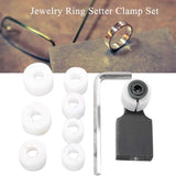 Ring Setter Clamp with Dies Locator Fixture Diamond Setting Tool