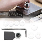 Ring Setter Clamp with Dies Locator Fixture Diamond Setting Tool