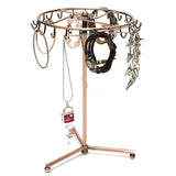 Jewelry Rotating Ring Display Holder Necklace Stand Rack 23 Hooks