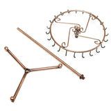 Jewelry Rotating Ring Display Holder Necklace Stand Rack 23 Hooks