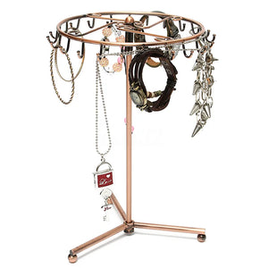 Jewelry Rotating Ring Display Holder Organizer 23 Hooks
