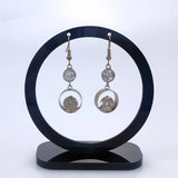 Acrylic Jewelry Display Stand for 17 Pieces, Round Shape