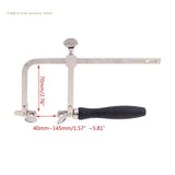 Jewelry Saw Frame Adjustable Jeweler Making DIY Tools Blade Crafts Arc