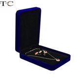 Velvet Jewelry Box for Ring Necklace Earring Storage