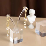 Earring Holder Acrylic Organizer Storage Jewelry Shelf Display Rack Stand