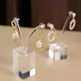 Earring Holder Acrylic Organizer Storage Jewelry Shelf Display Rack Stand