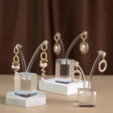 Earring Holder Acrylic Organizer Storage Jewelry Shelf Display Rack Stand
