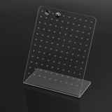 Earring Display Stand L Shape 120 Slots Jewelry Storage