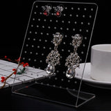 L-Shape Earring Display Stand 120 Slots Holder Jewelry Storage