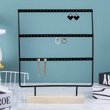 Metal Earring Display Stand Jewelry Shelf Vintage Organizer