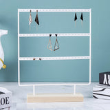 Metal Earring Display Stand Jewelry Shelf Vintage Organizer