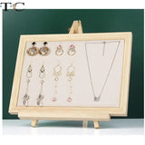 Solid Wood Jewelry Rack Necklace Bracelet Ring Display Props