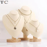 Solid Wood Jewelry Rack Necklace Bracelet Ring Display Props