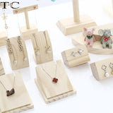 Solid Wood Jewelry Display Stand Set