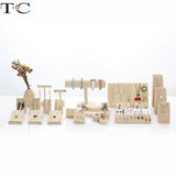 Solid Wood Jewelry Display Stand Set