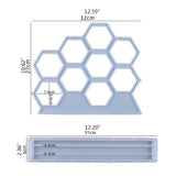 Hexagonal Jewelry Show Rack Epoxy Resin Mold DIY Crafts Tool
