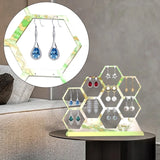 Hexagonal Jewelry Show Rack Epoxy Resin Mold DIY Crafts Tool