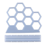 Hexagonal Jewelry Show Rack Epoxy Resin Mold DIY Crafts