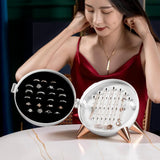 Velvet Lining Jewelry Storage Box Dustproof Organizer
