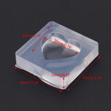 3D Heart Pendant Silicone Mold for Epoxy Resin DIY Jewelry