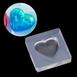 3D Heart Pendant Silicone Mold for Epoxy Resin DIY Jewelry