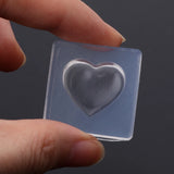 3D Heart Pendant Silicone Mold for Epoxy Resin DIY Jewelry