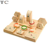 Solid Wood Jewelry Display Rack for Rings Bracelets Necklaces Earrings