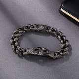 Kalen Vintage Punk Chain Men's Stainless Steel Bracelet