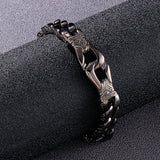 Kalen Vintage Punk Chain Men's Stainless Steel Bracelet