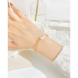 Zircon Bracelet for Girls Stainless Steel Titanium Steel