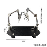 Double-Headed Weld Jewelry Stand Clamp Fixture Soldering Iron Clip