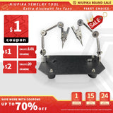 Double-Headed Weld Jewelry Stand Clamp Fixture Soldering Iron Clip