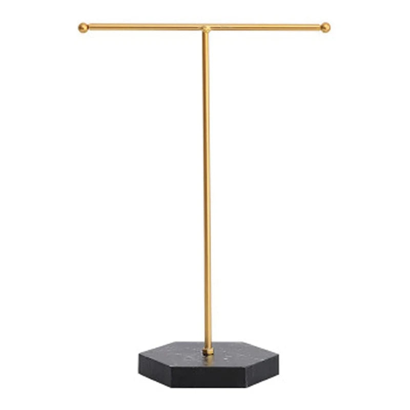 Metal T-Bar Jewelry Stand Display Necklace Holder