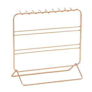 Metal Jewelry Stand, Earrings Organizer, Necklaces Holder & Bracelets Display