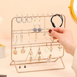Metal Jewelry Stand, Earrings Organizer, Necklaces Holder & Bracelets Display