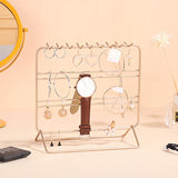 Metal Jewelry Stand, Earrings Organizer, Necklaces Holder & Bracelets Display