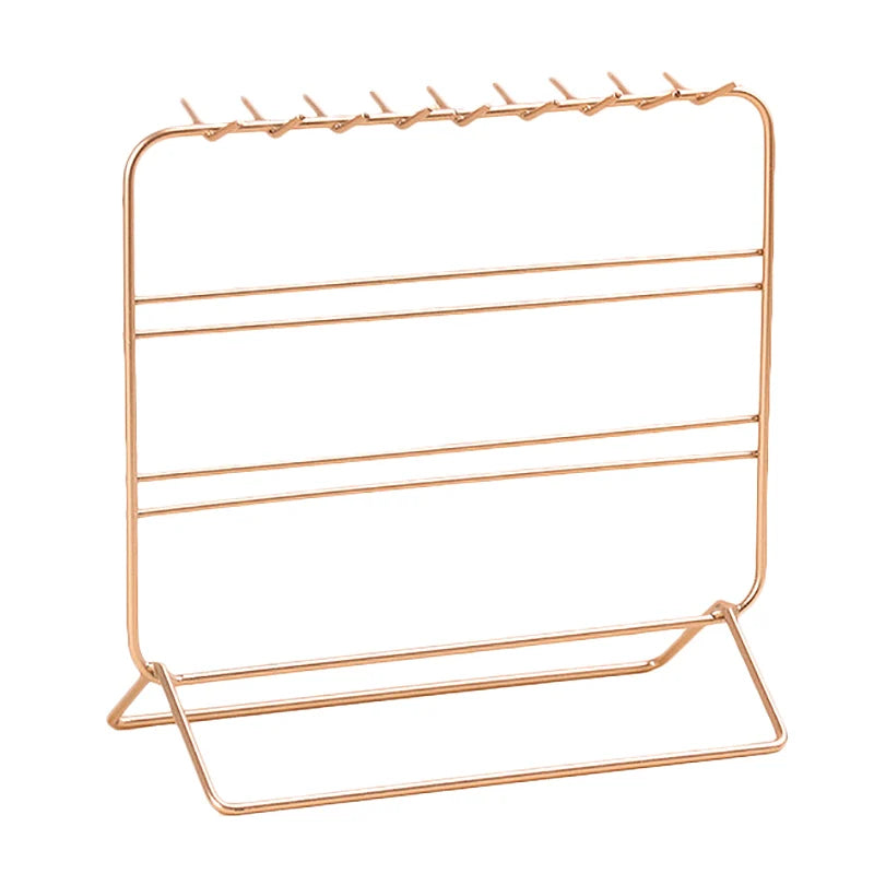 Metal Jewelry Stand, Earrings Organizer, Necklaces Holder & Bracelets Display