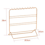Metal Jewelry Stand, Earrings Organizer, Necklaces Holder & Bracelets Display