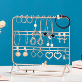 Metal Jewelry Stand, Earrings Organizer, Necklaces Holder & Bracelets Display